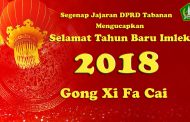 Selamat Tahun Baru Imlek 2018