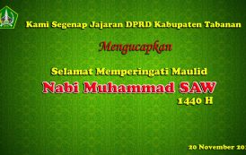 Selamat Memperingati Maulid Nabi Muhammad SAW 1440 H