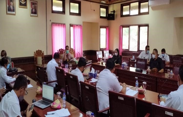 Komisi I DPRD Tabanan Gelar Raker Membahas Rekruitmen P3K dan CPNS 2021