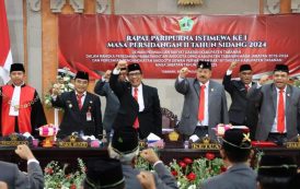 Sumpah Janji Anggota DPRD Kabupaten Tabanan Masa Jabatan 2024-2029