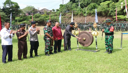 Ketua DPRD Tabanan Hadiri Pembukaan TMMD ke-123