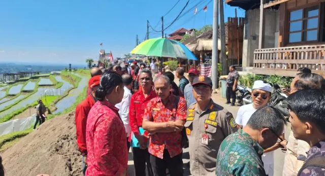DPRD Tabanan Cek Pelanggaran Tata Ruang di Jatiluwih