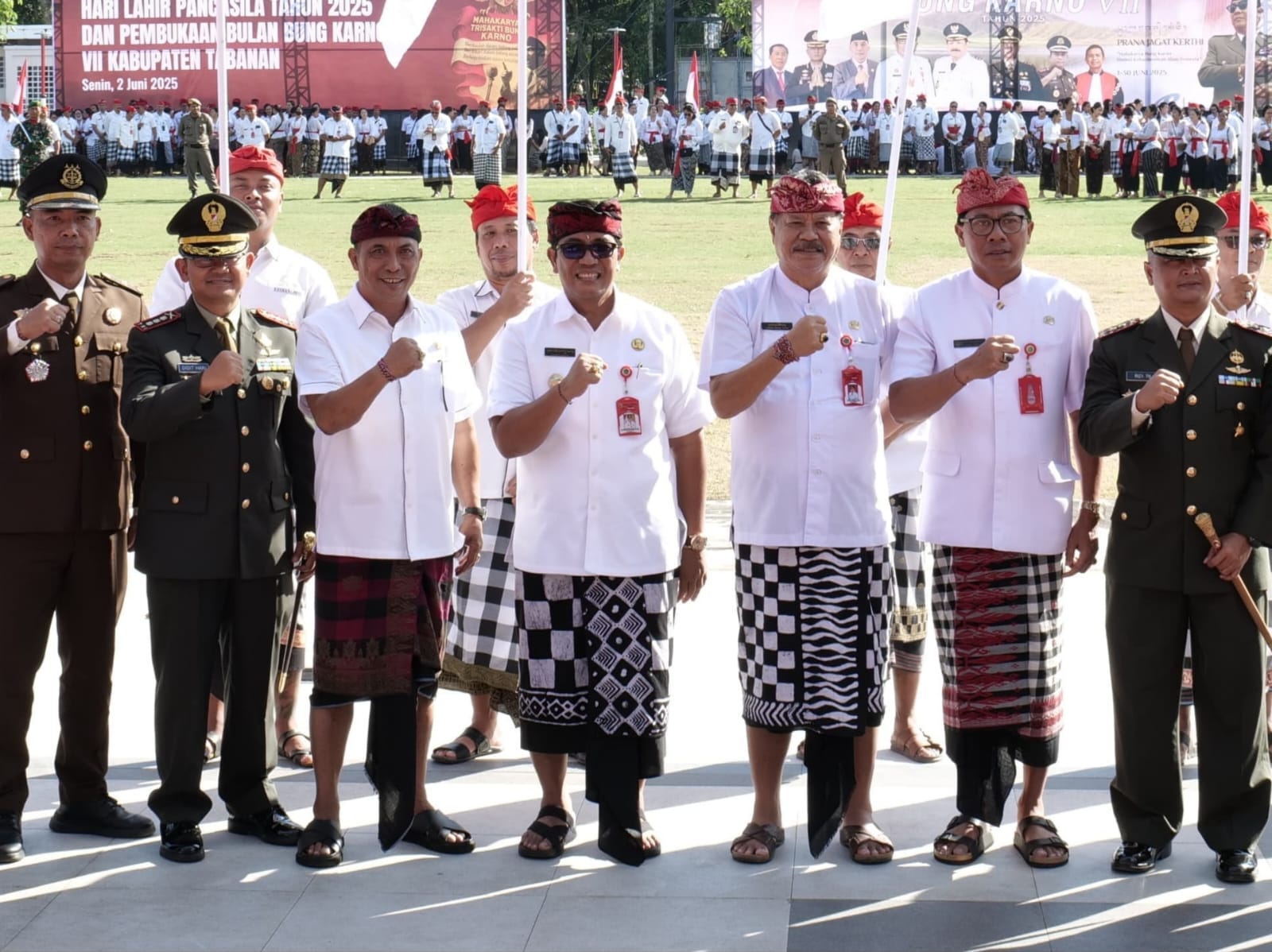 Ketua DPRD Tabanan Hadiri Peringatan Hari Lahir Pancasila serta Pembukaan Bulan Bung Karno VII 2025